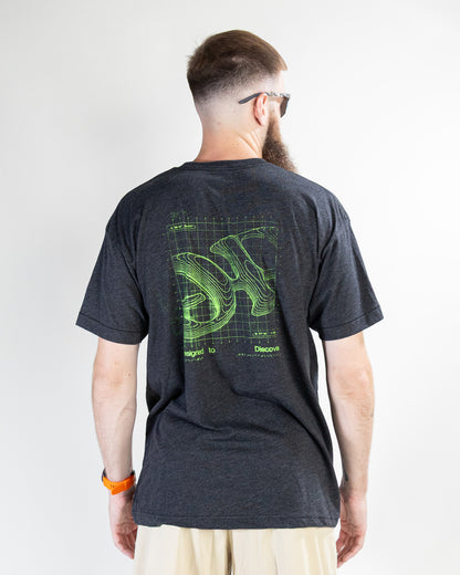 Field Grid Tee - Coal